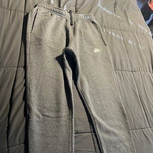Grey Nike sweatpants